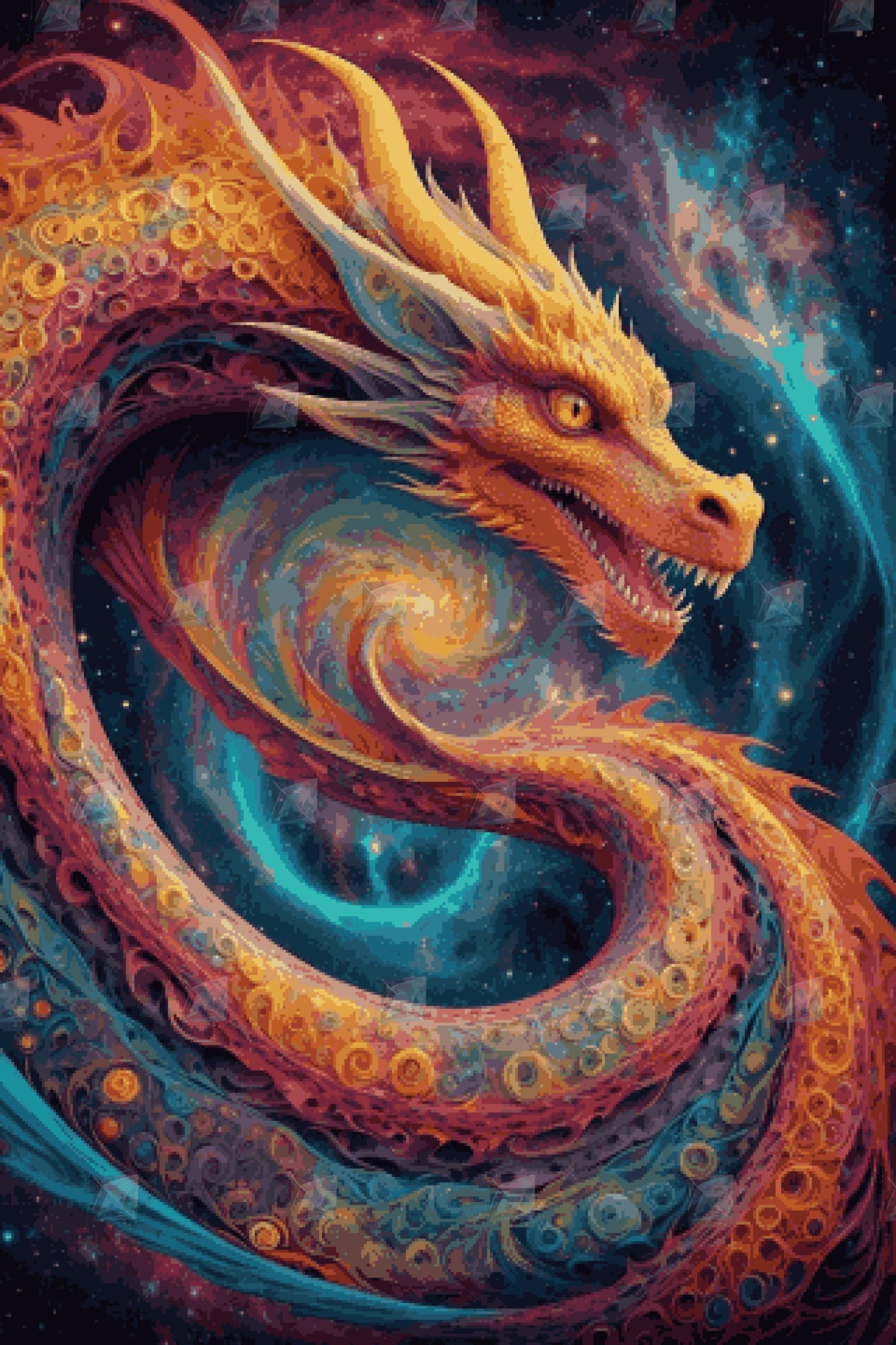 #Round Diamond / 80X120cm