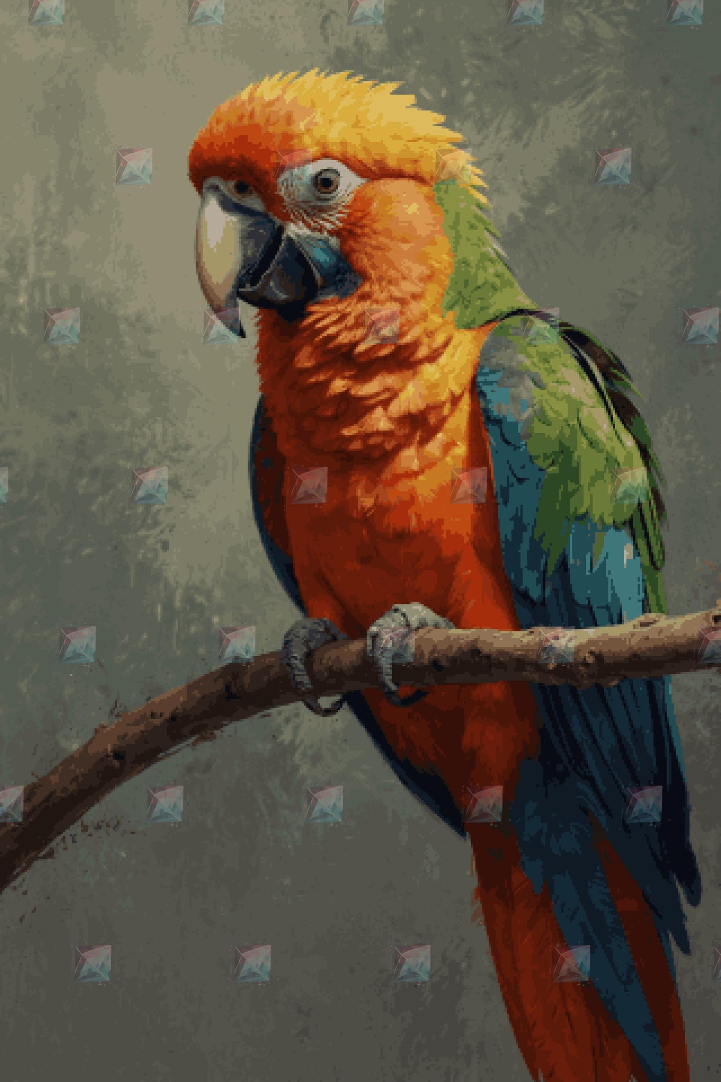 #Round Diamond / 80X120cm