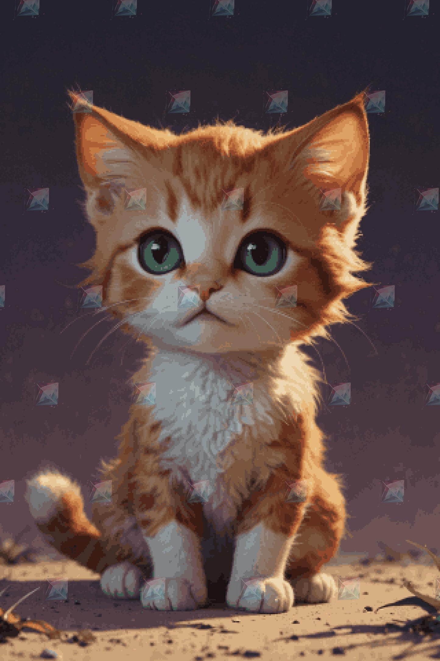 #Round Diamond / 80X120cm