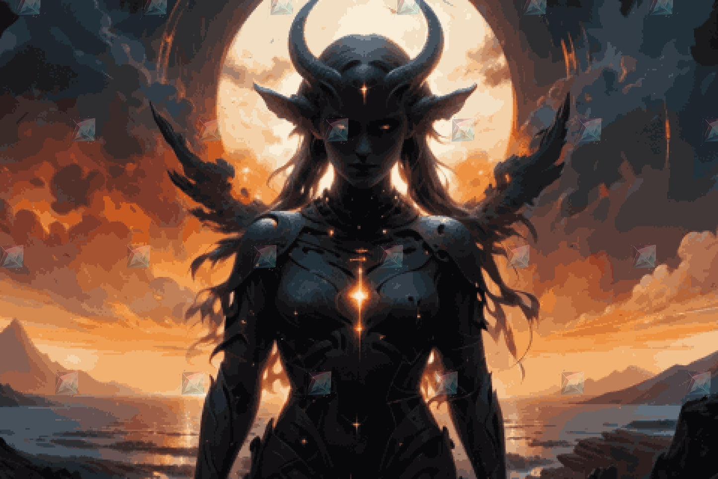 #Round Diamond / 80X120cm