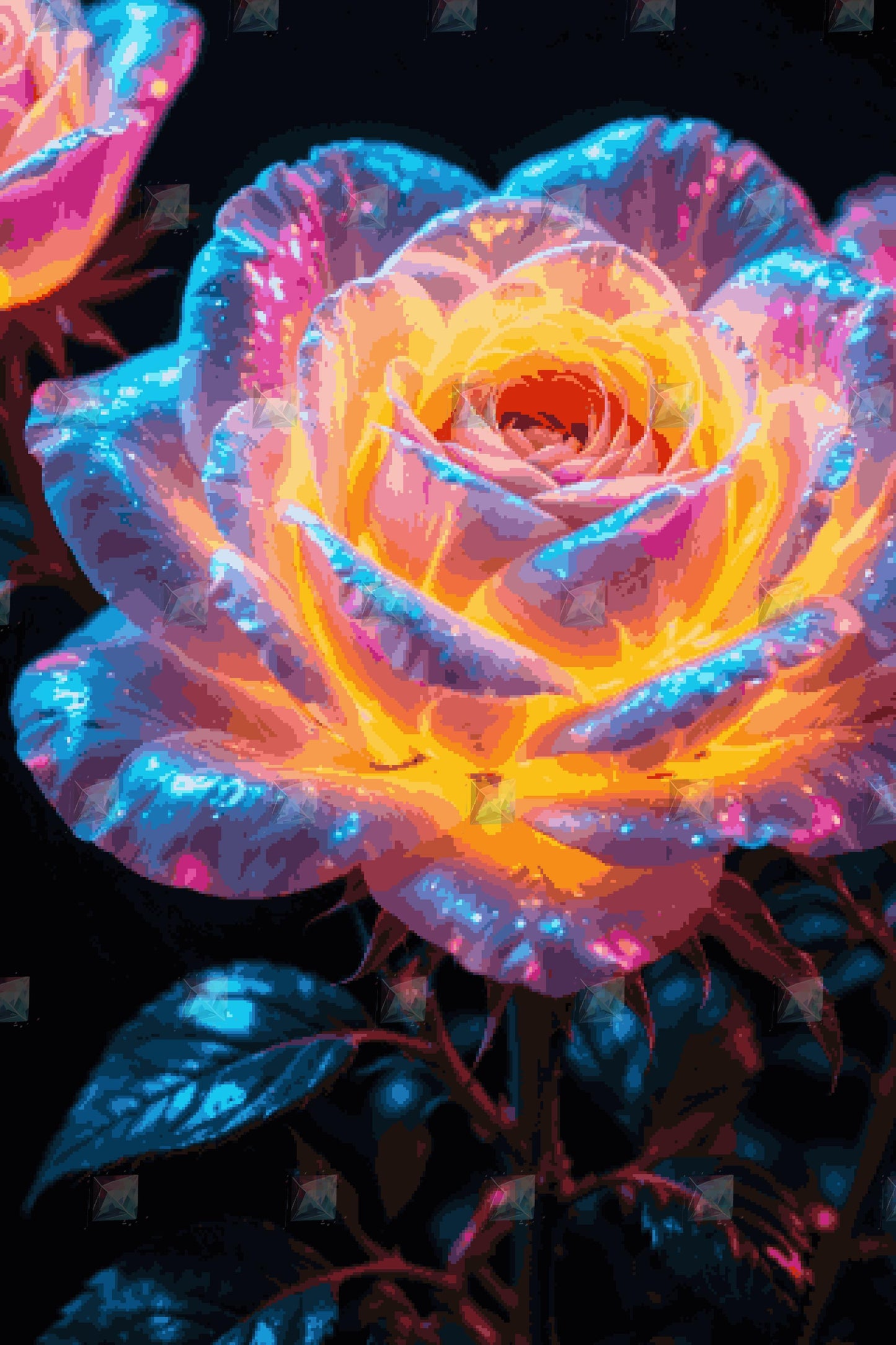 #Round Diamond / 80X120cm