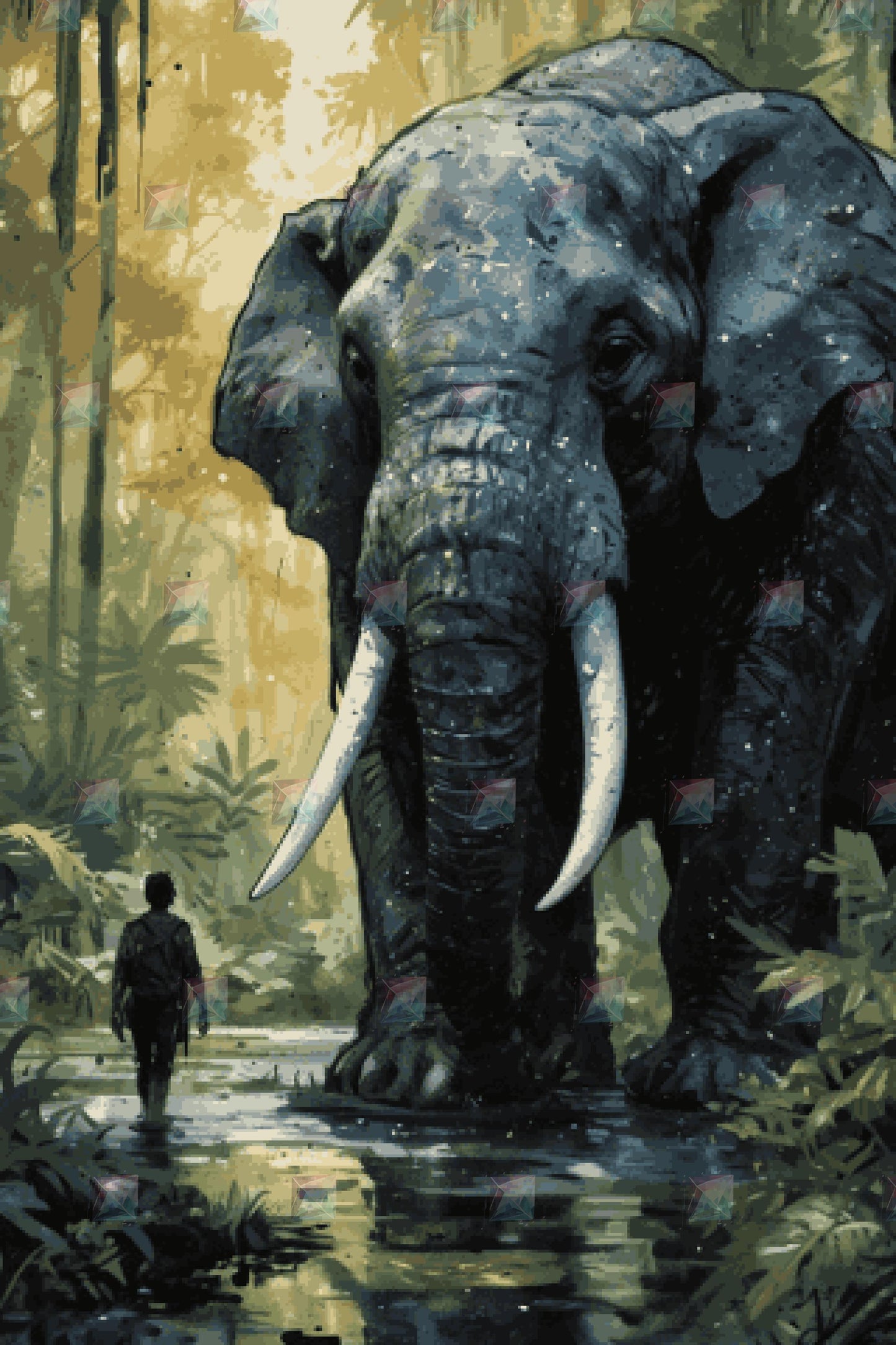 #Round Diamond / 80X120cm