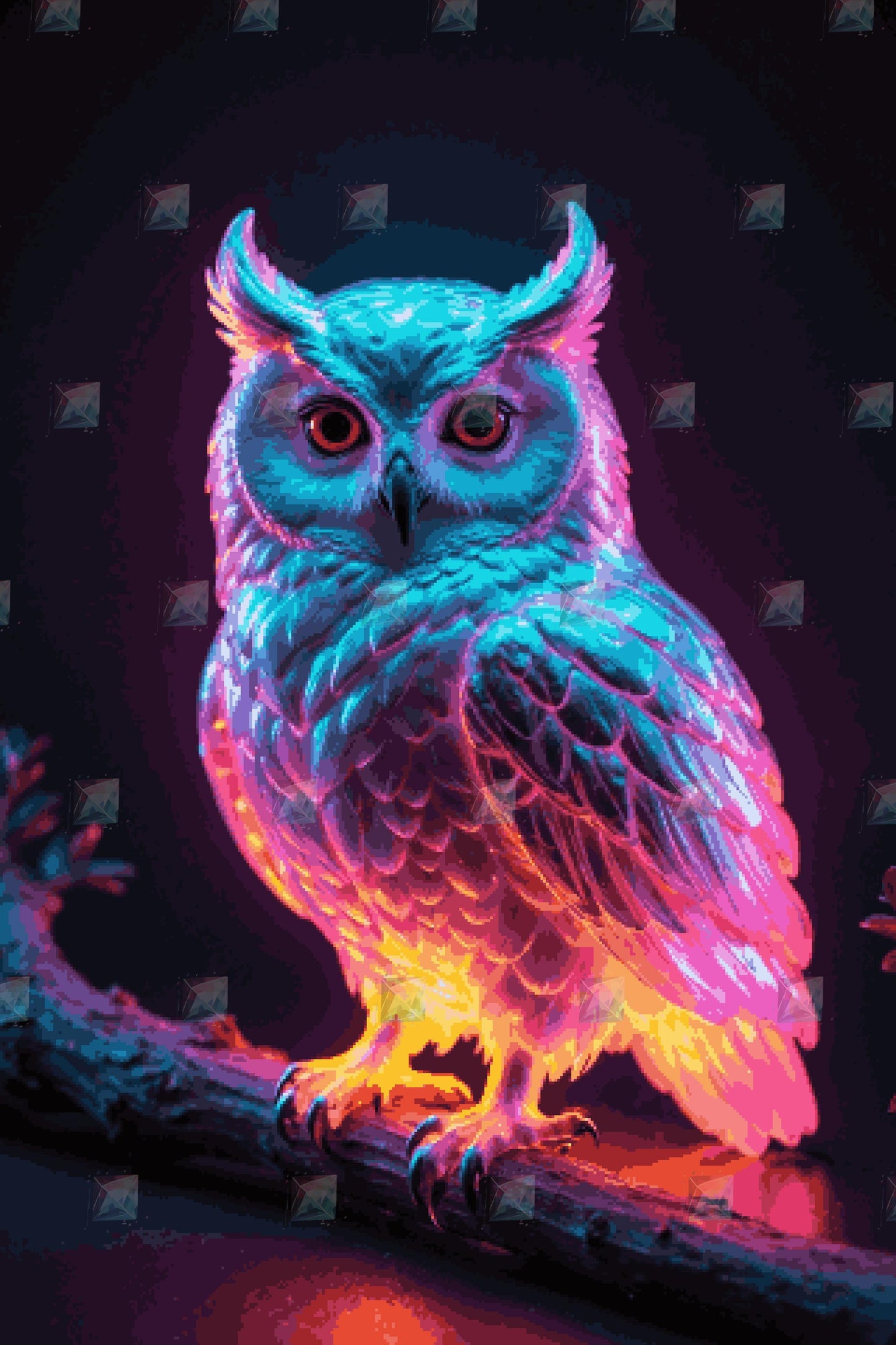 #Round Diamond / 80X120cm