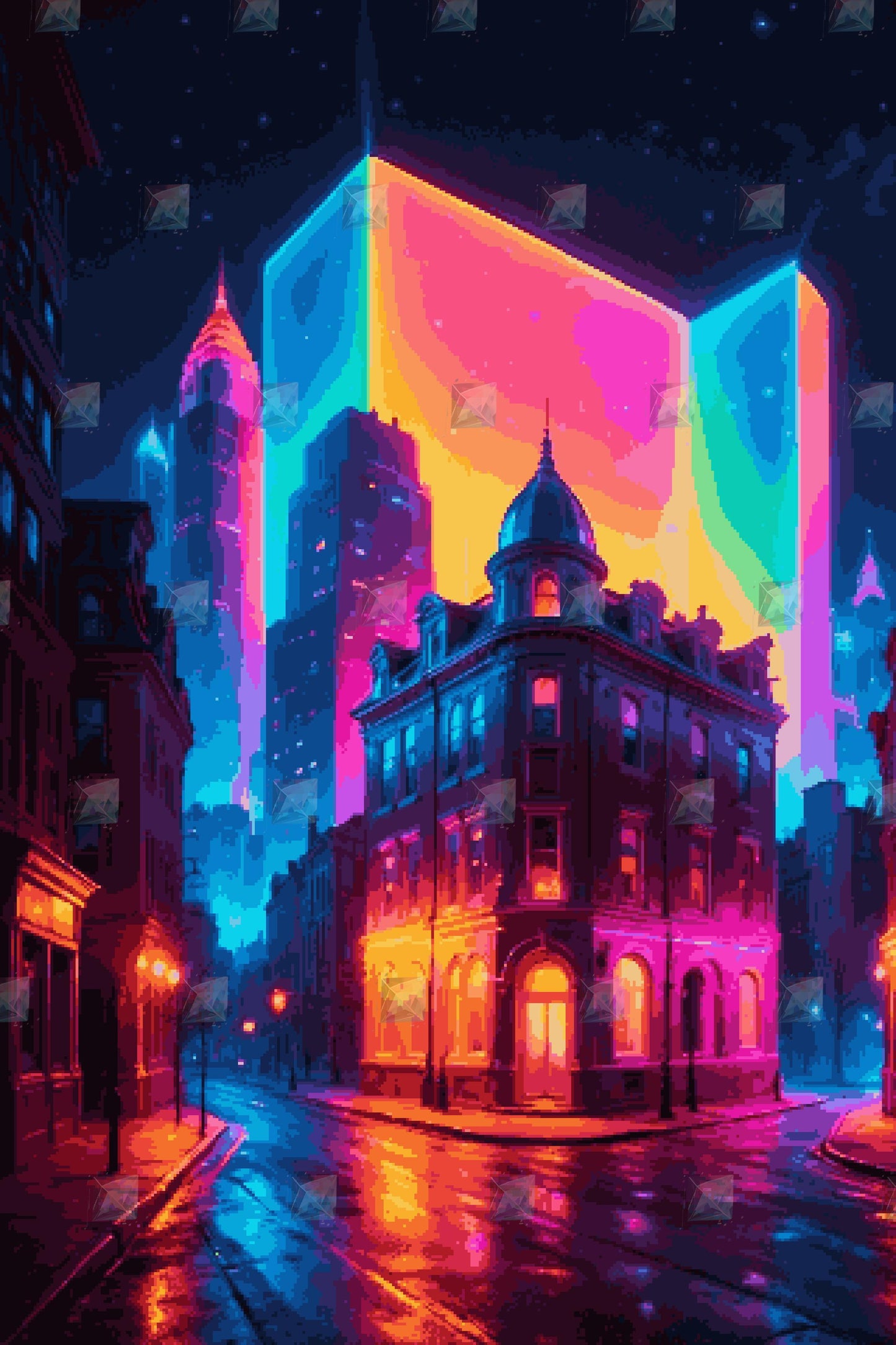 #Round Diamond / 80X120cm