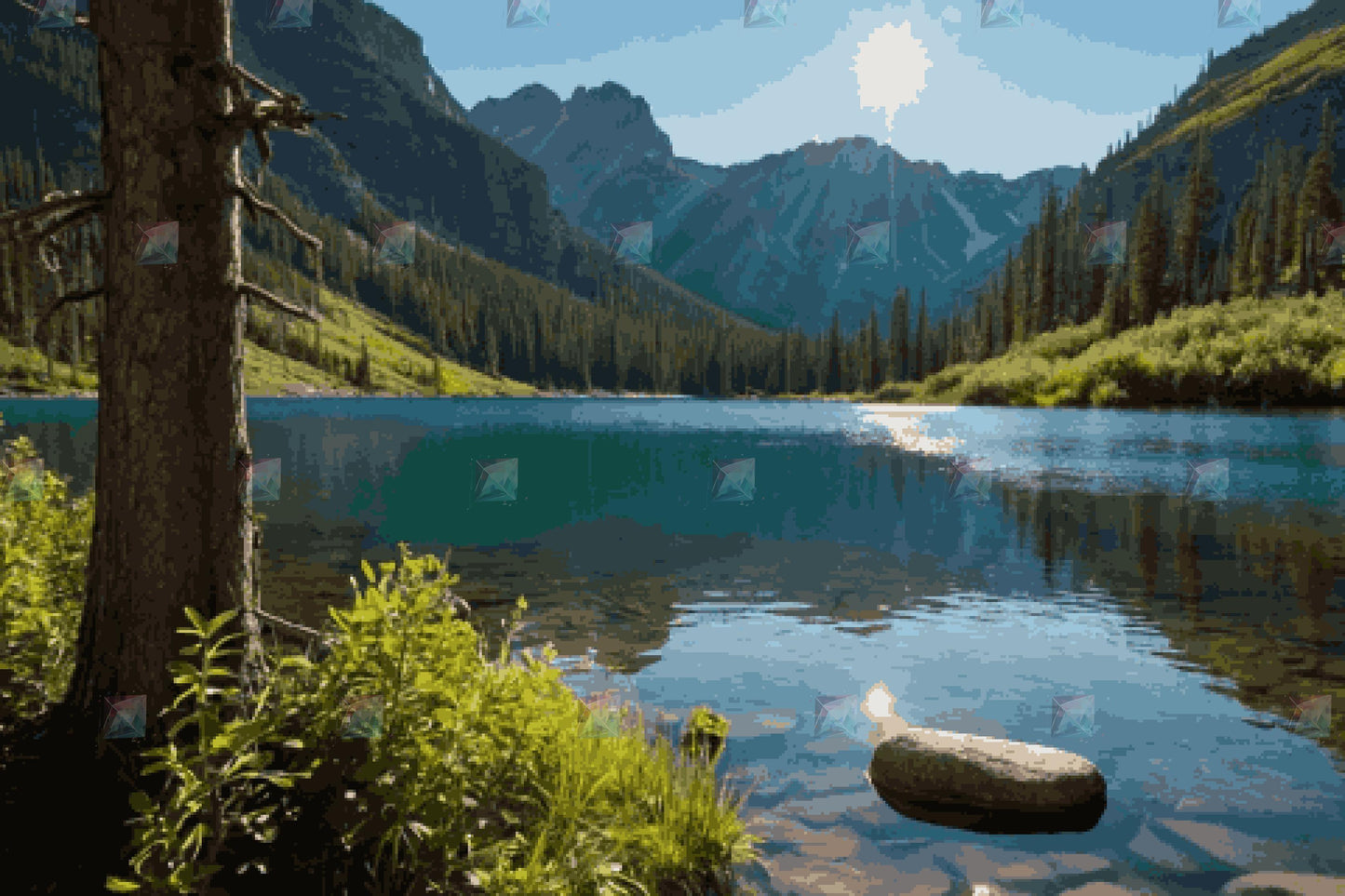 #Round Diamond / 80X120cm