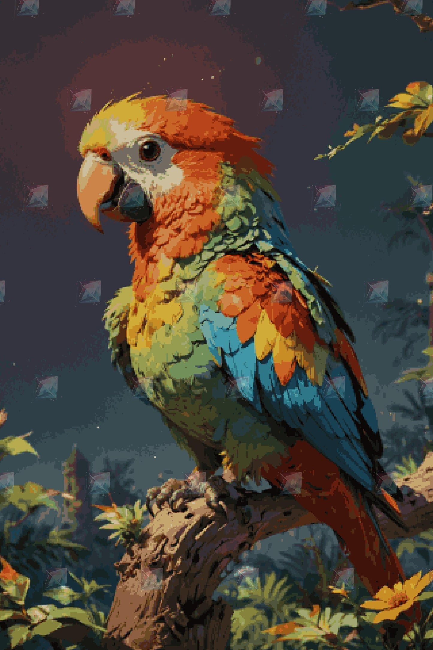 #Round Diamond / 80X120cm