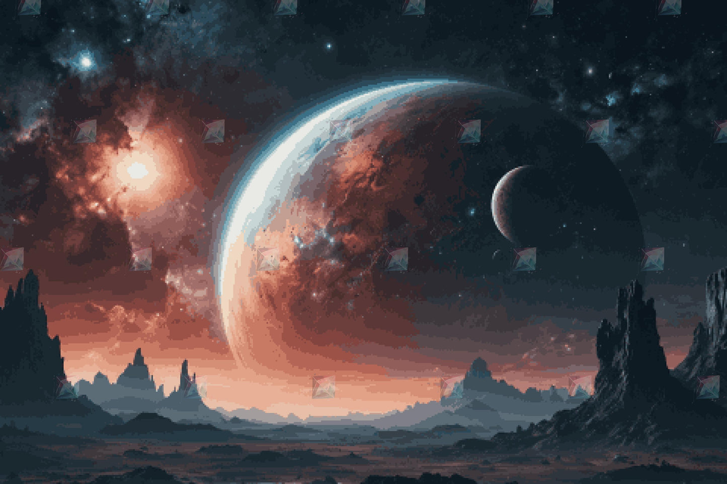 #Round Diamond / 80X120cm