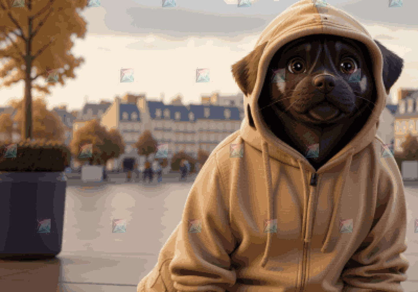 #Round Diamond / 70X100cm