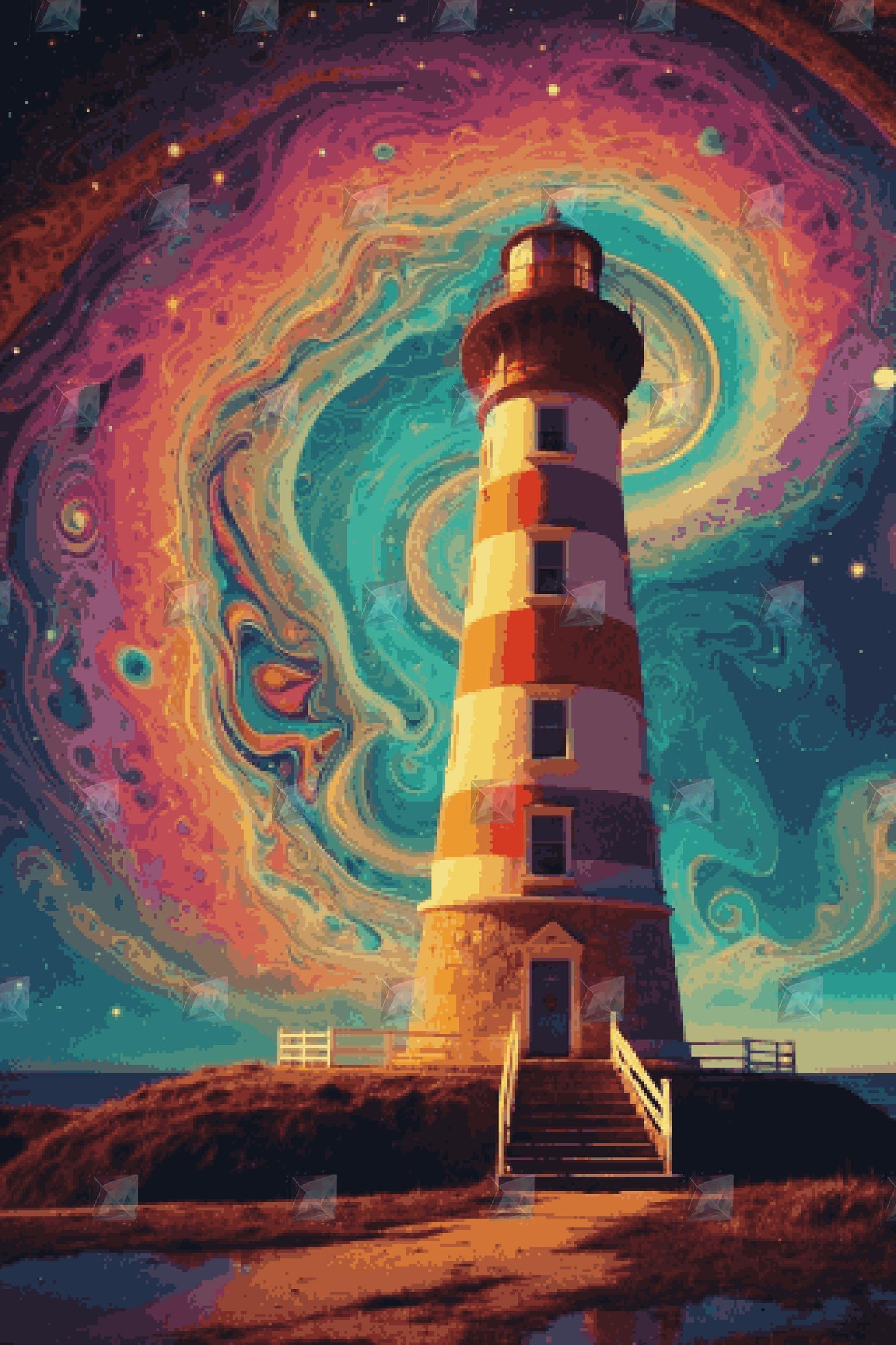 #Round Diamond / 80X120cm