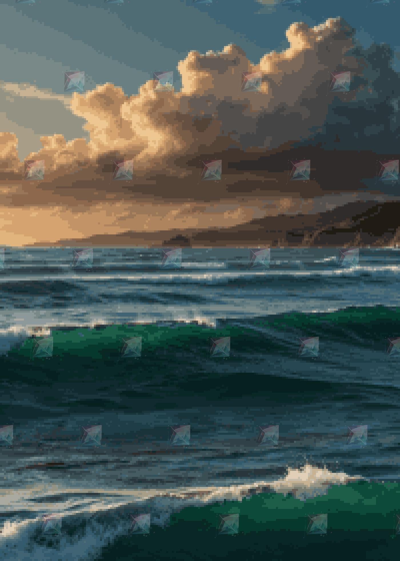 #Round Diamond / 50X70cm