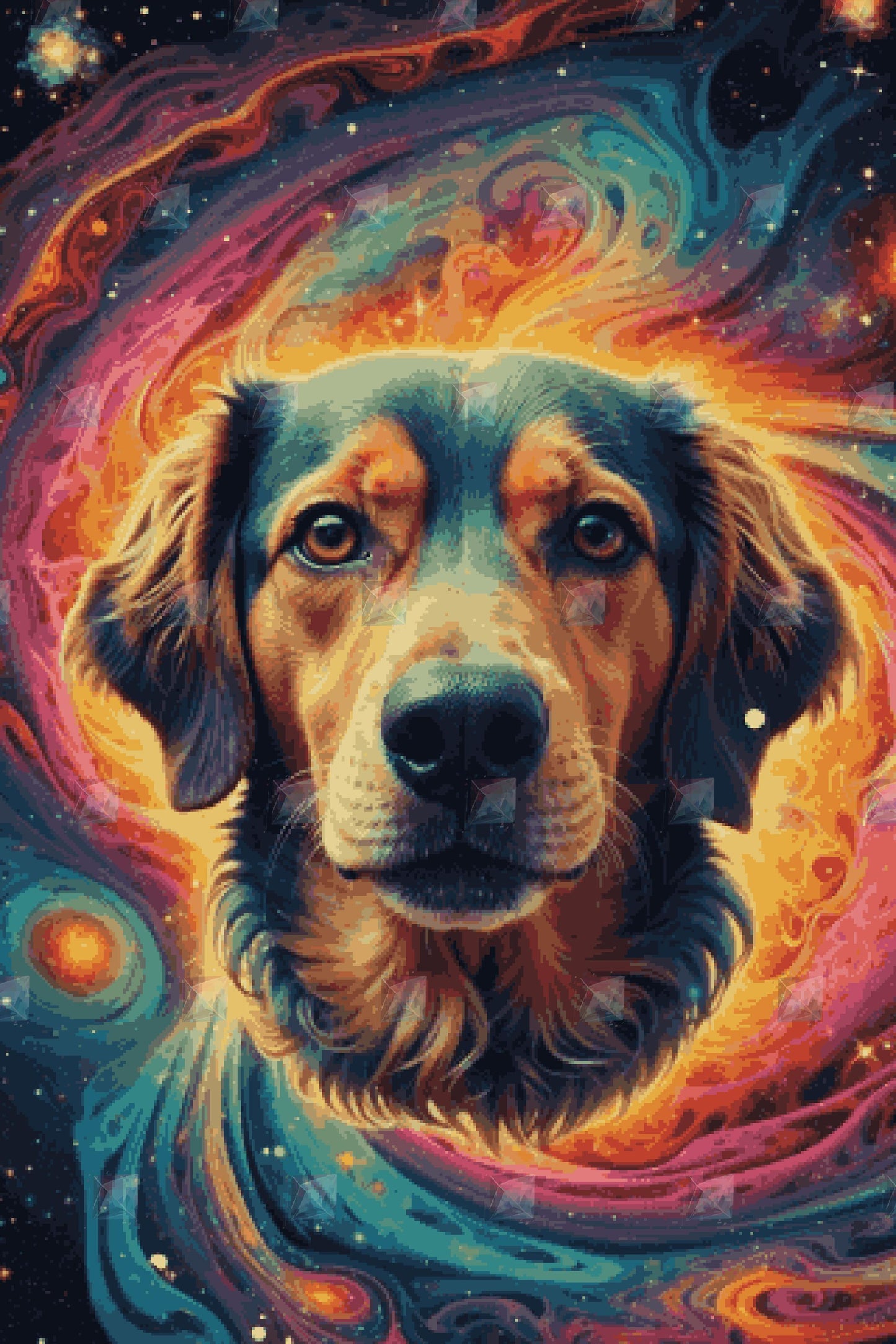 #Round Diamond / 80X120cm