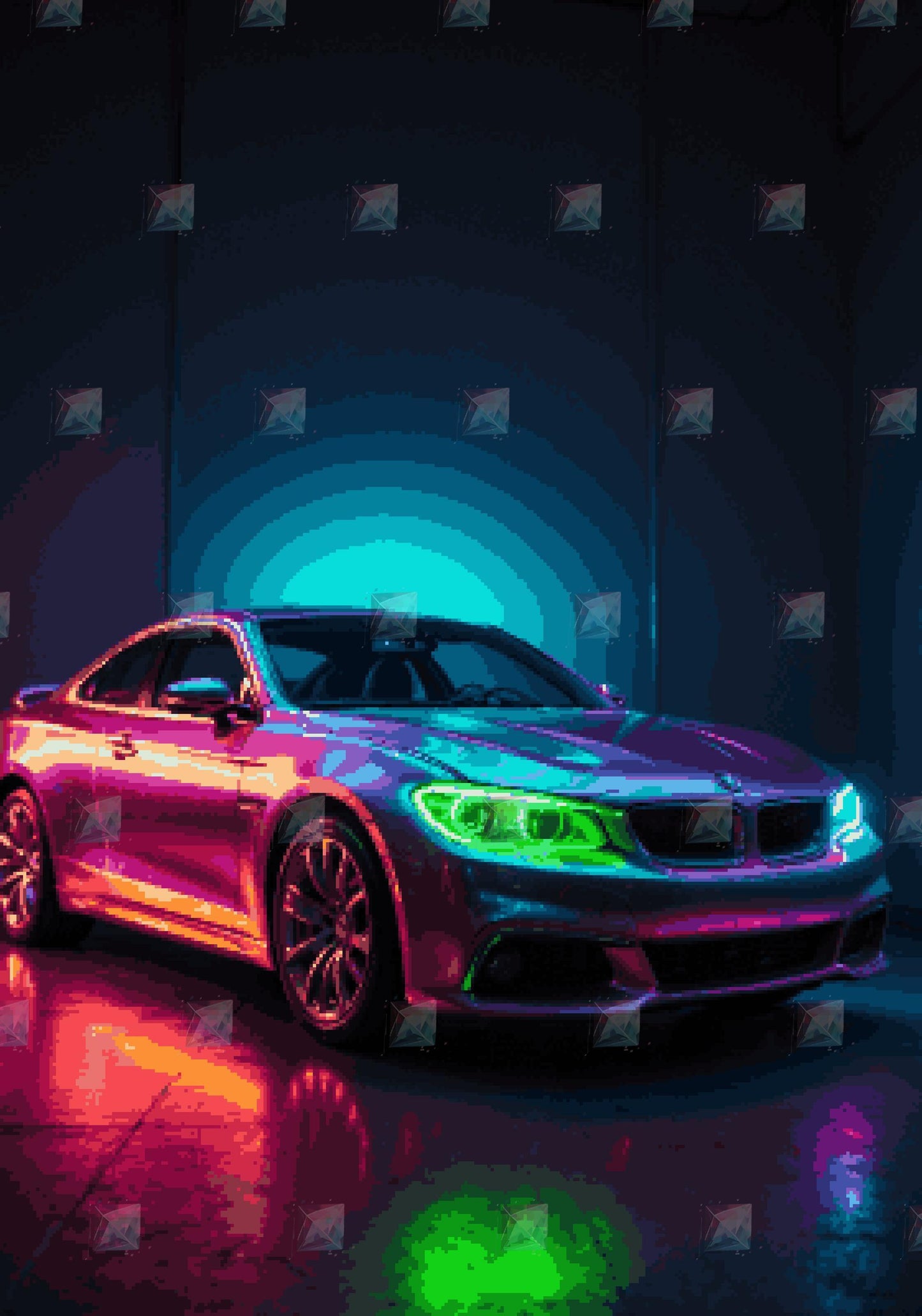 #Round Diamond / 70X100cm