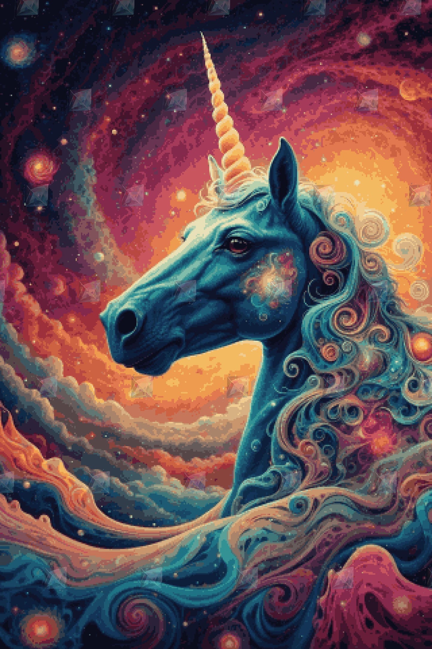 #Round Diamond / 80X120cm