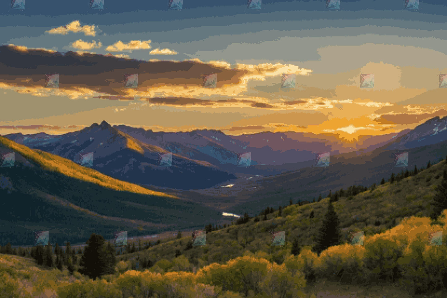 #Round Diamond / 80X120cm