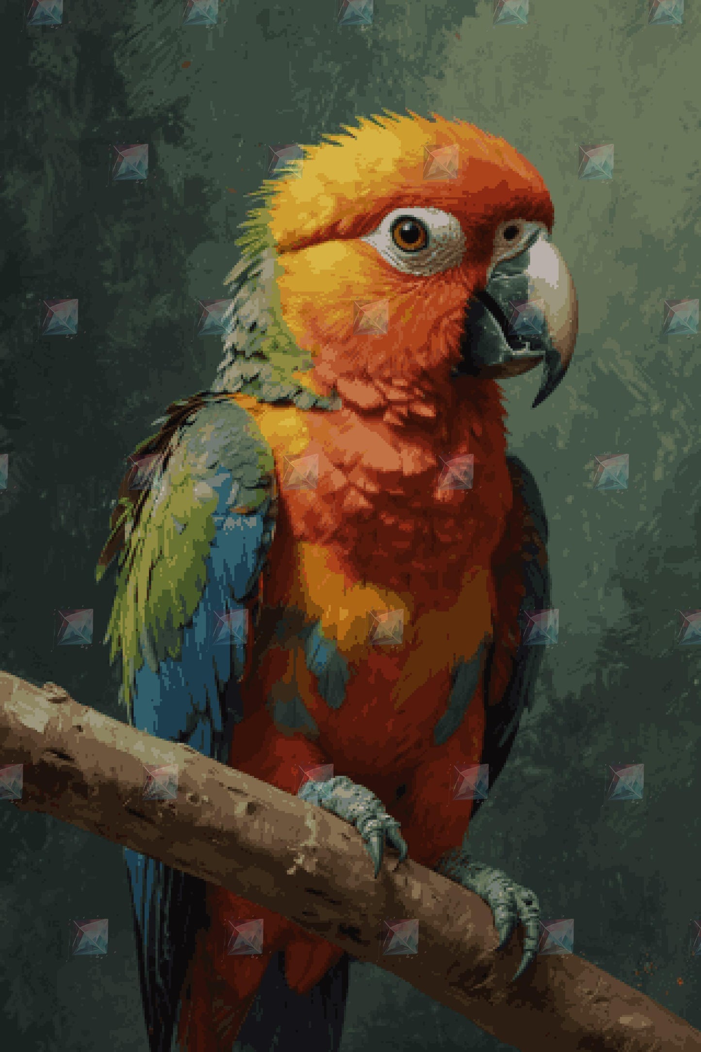 #Round Diamond / 80X120cm