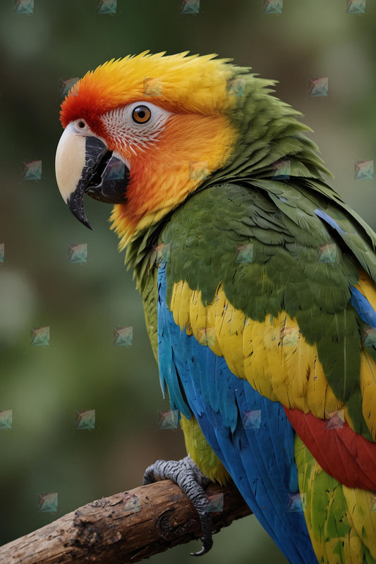 Farbenpracht der Natur: Exotische Papageien Schönheit