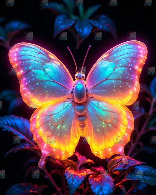 Leuchtende Schmetterlingsflügel: Ein Farbenrausch der Natur