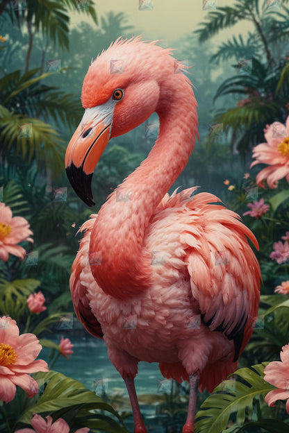 Farbenpracht im tropischen Paradies: Der Flamingo