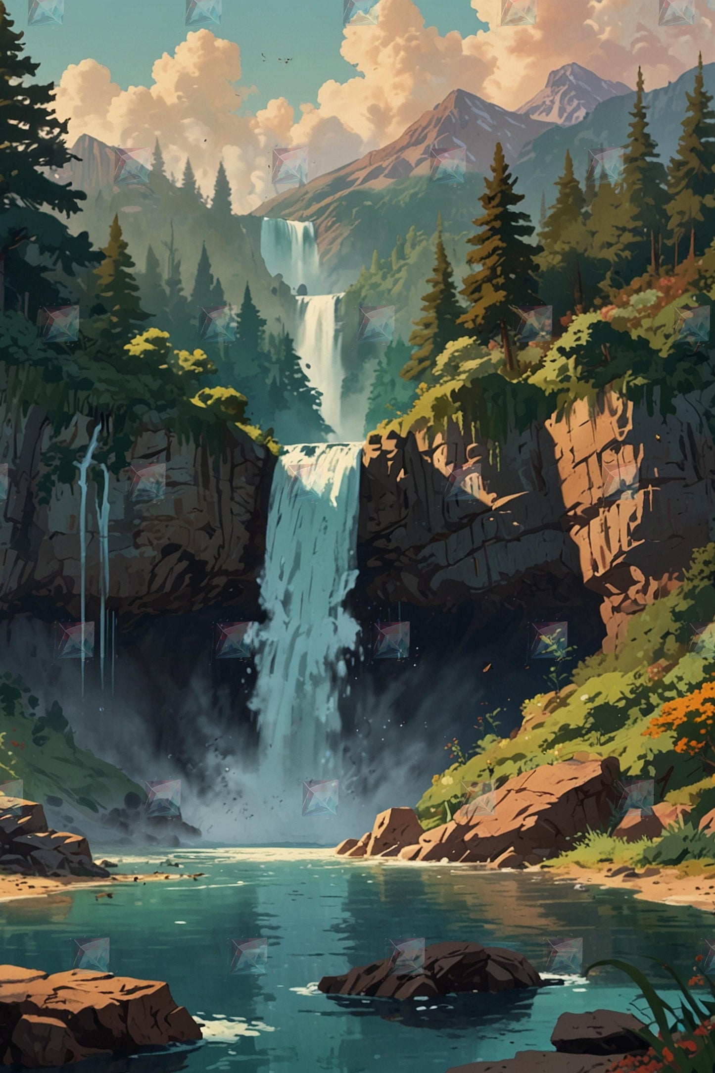 Entspannung im versteckten Wasserfallparadies