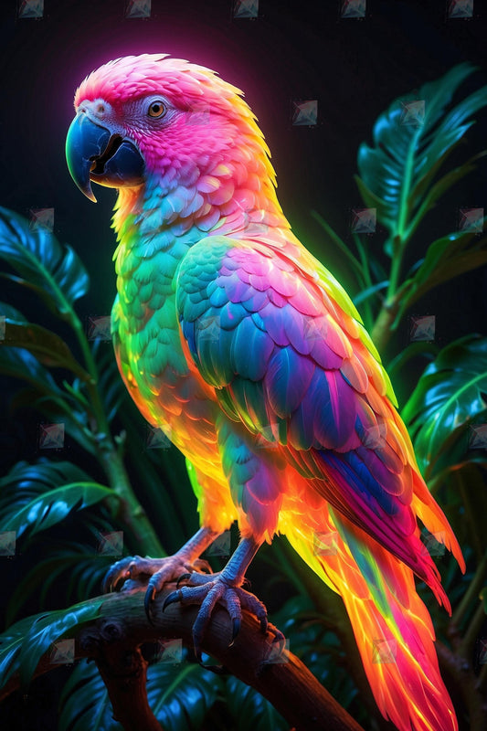 Farbenpracht der Natur: Ein Paradiesvogel erwacht